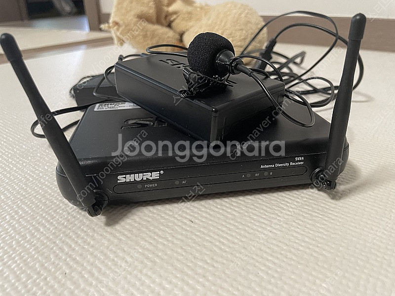 shure svx4 1채널 수신기 및 슈어 무선마이크 ...--1