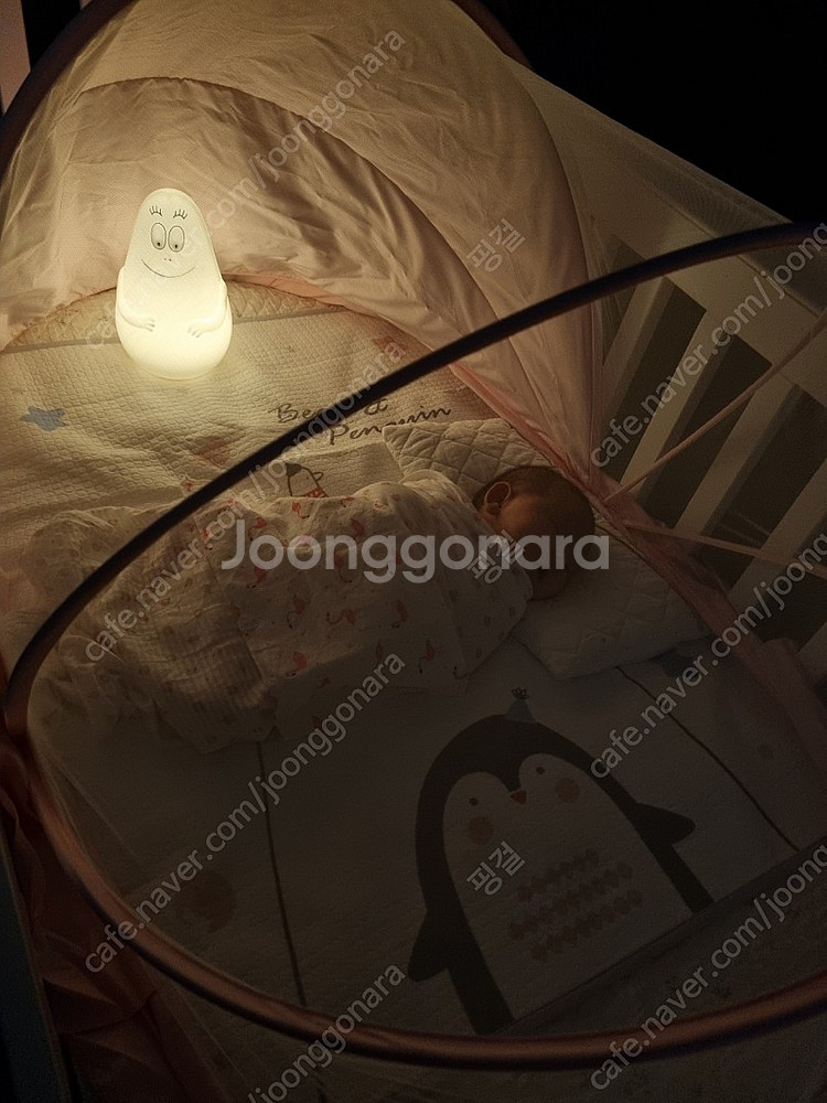 보니 스마트 아기침대 팔아요(주니어댑터, 모기장 포함)--6