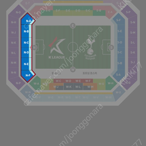 토트넘 K리그 3등석 2연석 판매합니다.