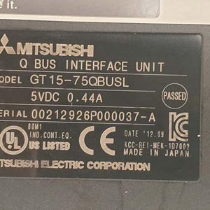 산업용 터치스크린 HMI 12.1인치 Q-BUS GT15-75QBUSL 38E08E9AC7DF GOT1000 Series Mitsubishi (GT1685M-STBA)