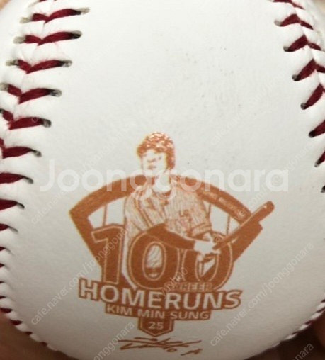 김민성 100홈런 기념구 (미개봉)--4