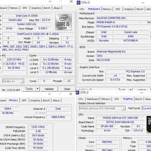 [개인] 관리잘된 10500 gtx1060 본체 저렴하게 판매합니다