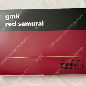 GMK Samurai 사무라이 레드 키캡 세트 TKL
