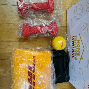 새상품 DHL 홈트 용품 세트