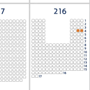 올스타전 3루 블루석 216구역 통로 연석