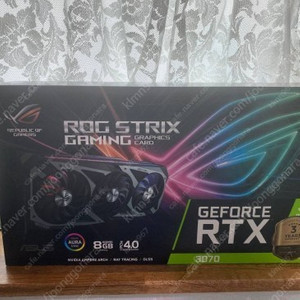 ASUS ROG STRIX 지포스 RTX 3070 O8G GAMING OC D6 8GB 판매합니다.