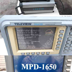 Teleview TPG430B 디지털 방송 신호 제네레이터와MPD-1650 Credix Video Generator DMB