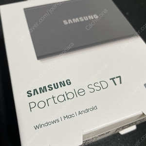 Samsung portable SSD T7 500GB