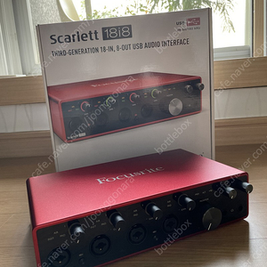 포커스라이트 focusrite 18i8 3세대 오디오인터페이스