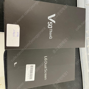 미사용 LG V50 듀얼스크린 128GB 블랙 KT