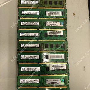 RAM 팝니다 DDR3 10600U 2GB 10개 일괄판매