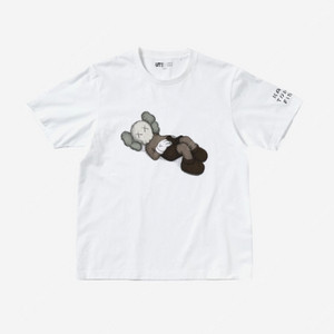 Uniqlo x Kaws Tokyo First T-Shirt White - Asia 유니클로 카우스 446312 누워있는 버전