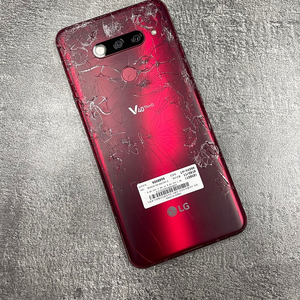 LG V40 128기가 레드 무잔상 뒷판파손 7만원 판매합니다