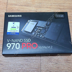 삼성 970 pro m.2 ssd 512GB