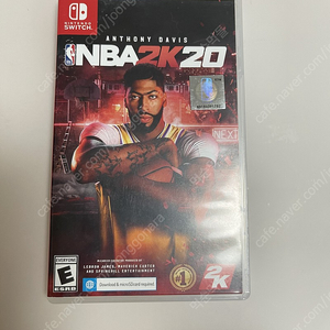 NBA2K20 닌텐도스위치 게임팩 팝니다.