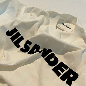 [XL] 질 샌더 JIL SANDER 시그니처 로고 티셔츠 (질 샌더 비닐백 새상품)