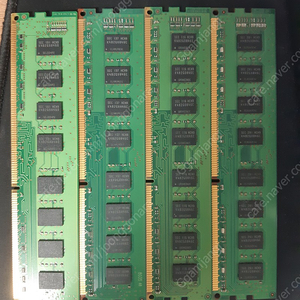 삼성 DDR3 4G 10600U 4장 개당 9000