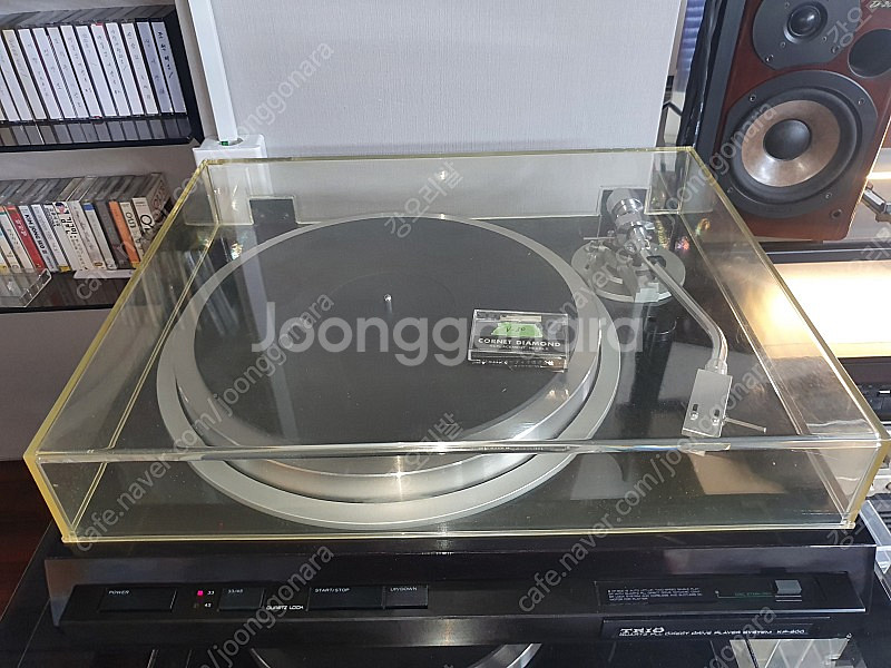 켄우드(트리오) 명기 반자동 턴테이블 KP-800 시집 보냅니다.--1