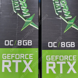 이엠텍 지포스 RTX 3060 Ti STORM X Dual OC D6 8GB 미개봉 새상품 팝니다.(택포가)