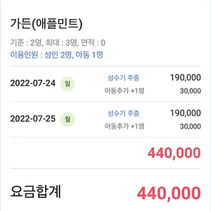 비진도 솔비치펜션 2박 양도합니다