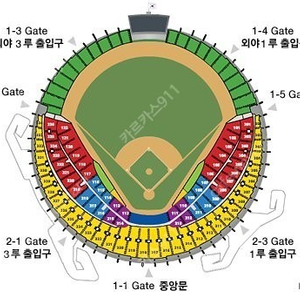 [응원석OR통로석][23~24일]두산VSSSG/1루두산/207~208오렌지석/1루테이블/통로2~4연석 판매합니다