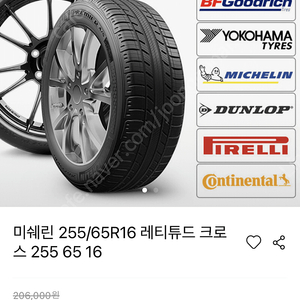 갤로퍼 하이루프용 루프랙 캐리어 미쉐린 255 65 r16 툰드라 휠