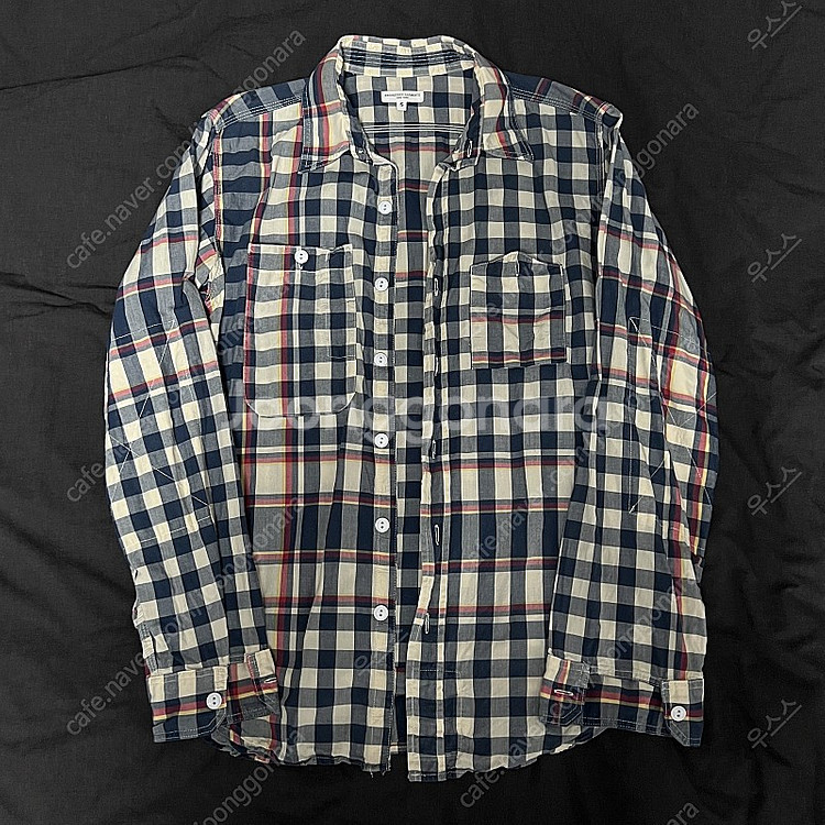 엔지니어드가먼츠 빅플레이드 마드라스 워크셔츠 S--0