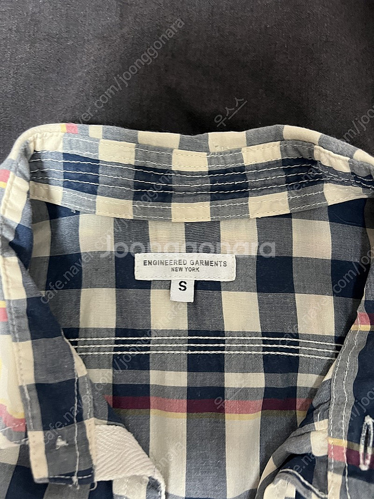 엔지니어드가먼츠 빅플레이드 마드라스 워크셔츠 S--2