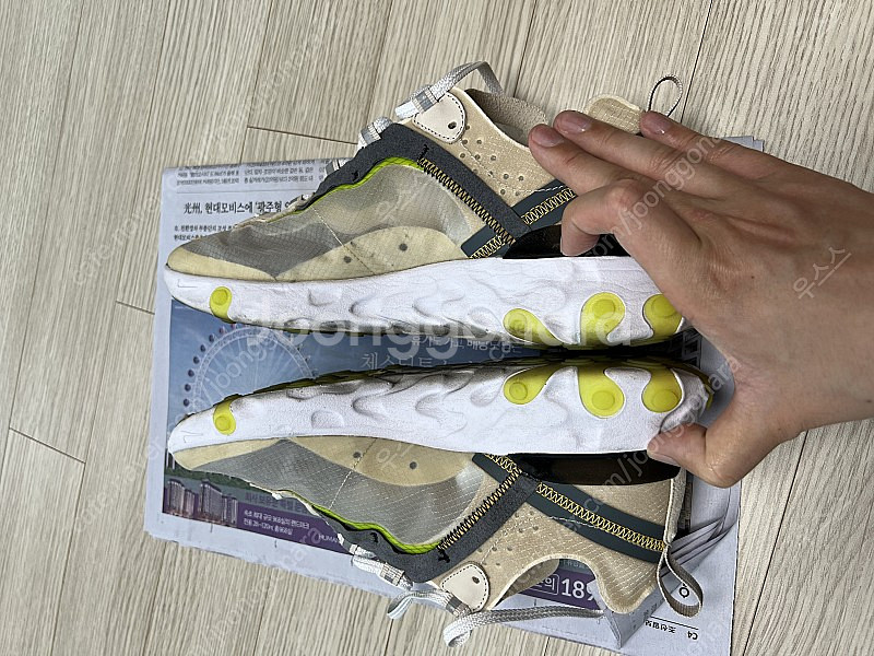 [270] 나이키 리액트 87 라임--3