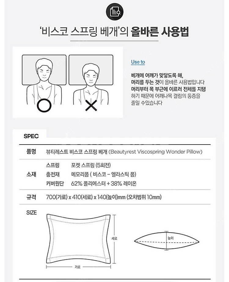 [새제품]시몬스 KENOSHA 케노샤 이불+베게 커버 ...--4