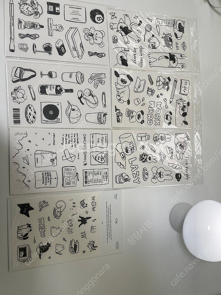 다꾸스티커 set 덴스,마찌,고양이,디즈니,지브리--6