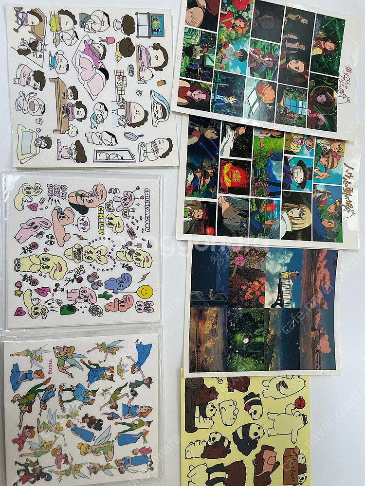 다꾸스티커 set 덴스,마찌,고양이,디즈니,지브리--8