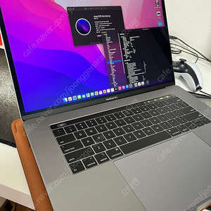 2019 맥북 프로 15인치 고급형 (i9, 16gb, 512gb ssd, 영자판)