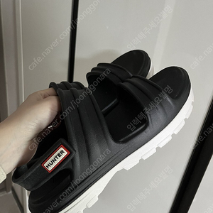 헌터 블룸 샌들 블랙 us8 uk6