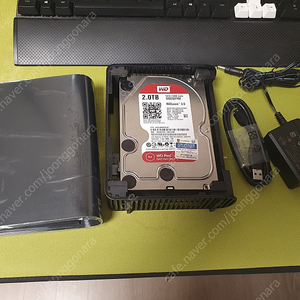 WD Elements 외장하드 케이스 + 2TB Red HDD 팔아요.