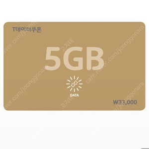 SK 데이터쿠폰 5GB 2GB