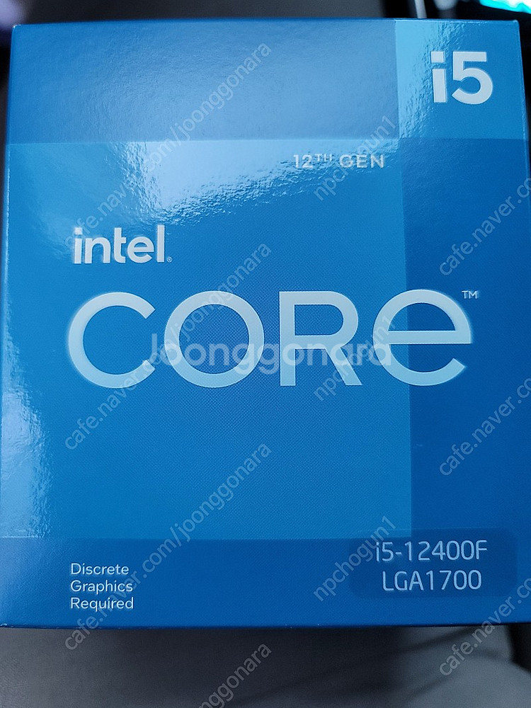 I5 12400f 미개봉팝니다--0