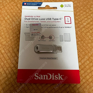 샌디스크 듀얼드라이브 Luxe USB3.1 TypeC 1TB 미개봉 새상품 판매합니다.