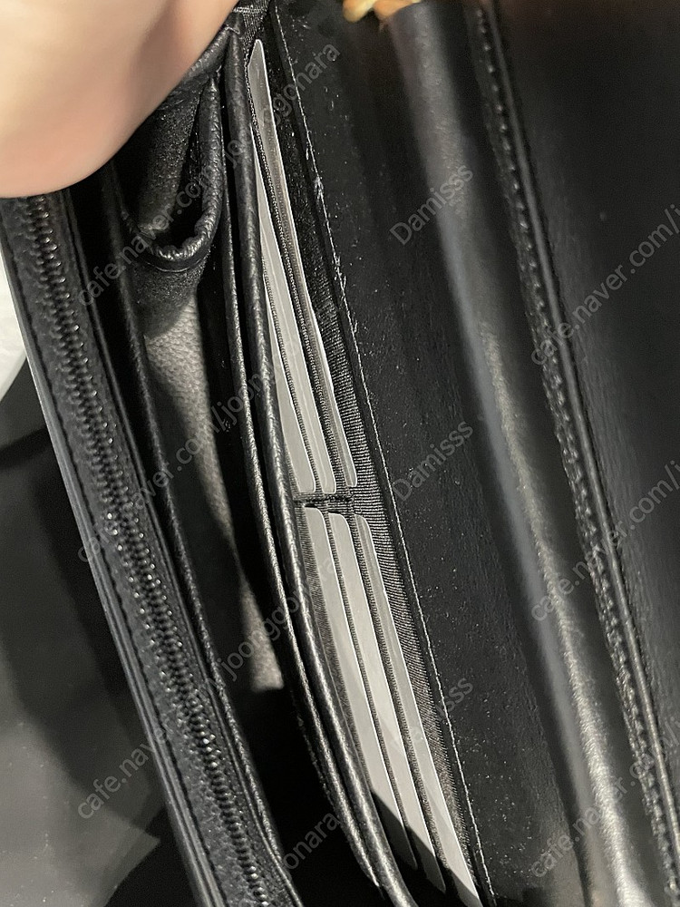 샤넬 보이woc 캐비어 금장--6