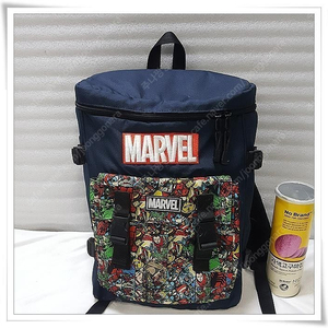 MARVEL.포켓 프린트 카모 마블 백팩.300-400-150