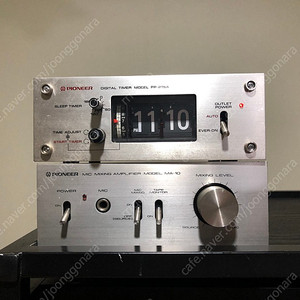 Pioneer pp-215a 플립시계, ma-10 마이크앰프