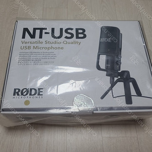 로데 NT-usb 마이크 팝니다.