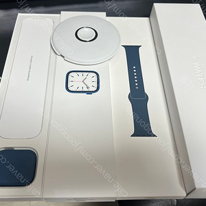애플워치 7 45mm / GPS / 알루미늄 / 블루 / 어비스블루 스포츠 밴드