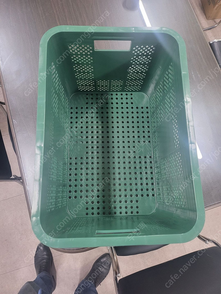 ( 새상품 )농 수산 바구니,수납,사과 사각 과일 운반 상자 운반6호 이삿짐 특대 이사 바구니 (녹색,노랑))--6