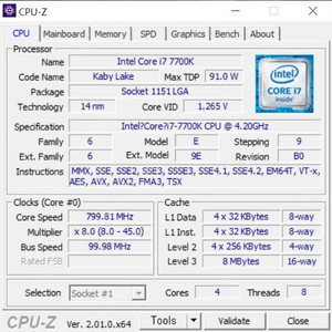 데스크탑 I7 7700K, GTX1080, 16G, SSD500G, 판매합니다