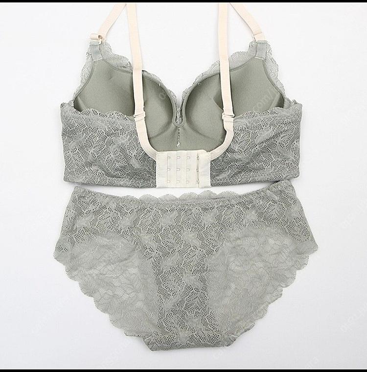 노와이어 왕뽕 브라세트 1세트 판매 레이스 여성속옷 이미지
