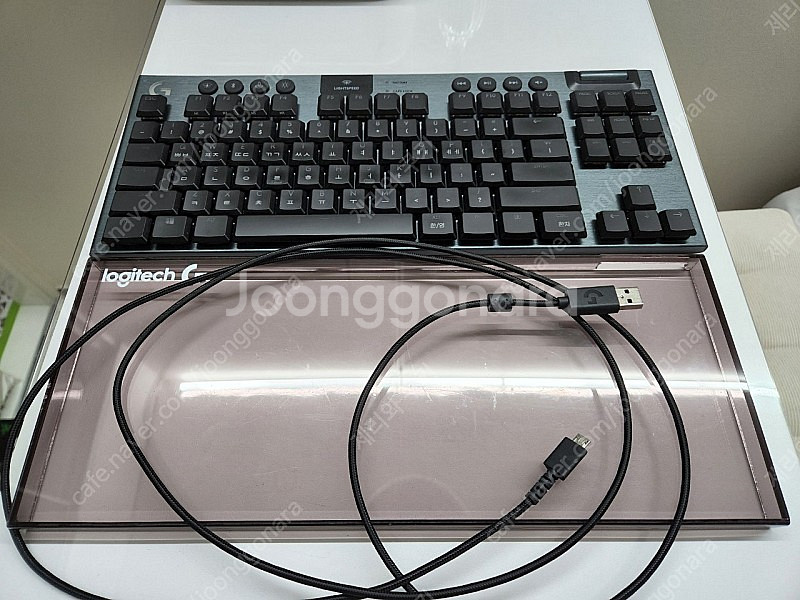 로지텍 G913 TKL 적축 키보드+전용루프--0
