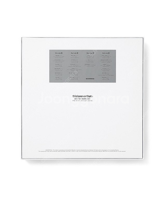 디스이즈네버댓 10주년 LP패키지 thisisnever...--1