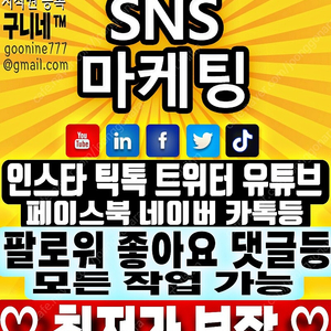 국내 최저가 팔로워 늘리기 인스타 페이스북 유튜브 트위터 네이버 틱톡 | 기타 티켓/쿠폰/이용권 | 중고나라