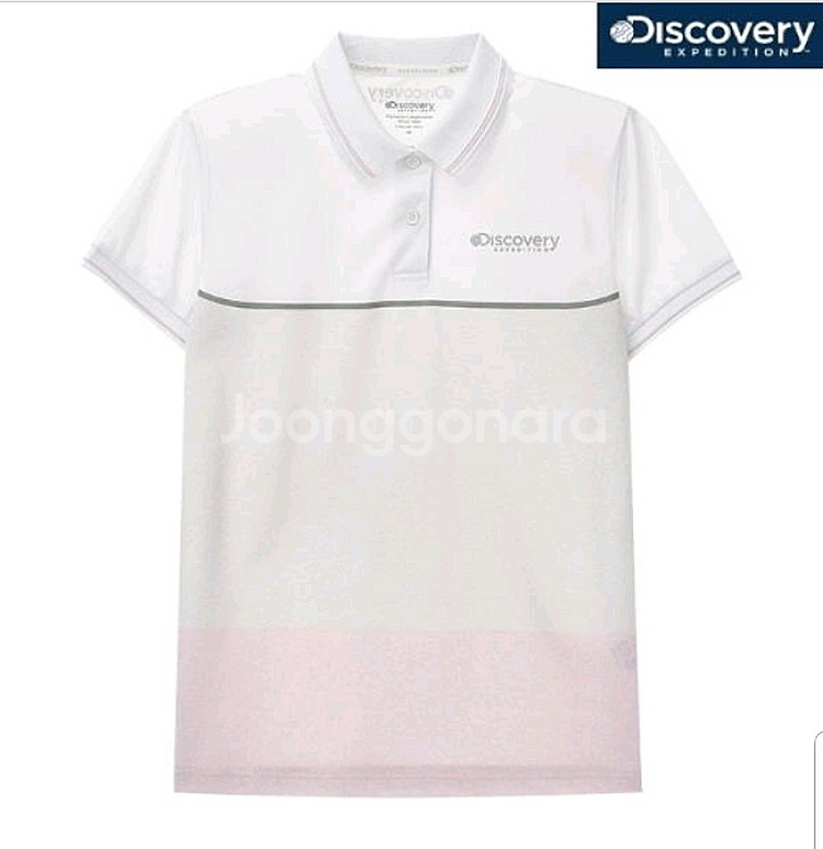 [새상품]디스커버리 여성 3단배색 폴로티셔츠(가격인하)--1